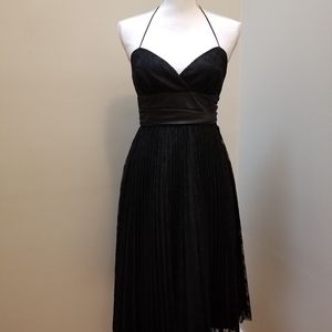 Betsey Johnson black lace cocktail dress